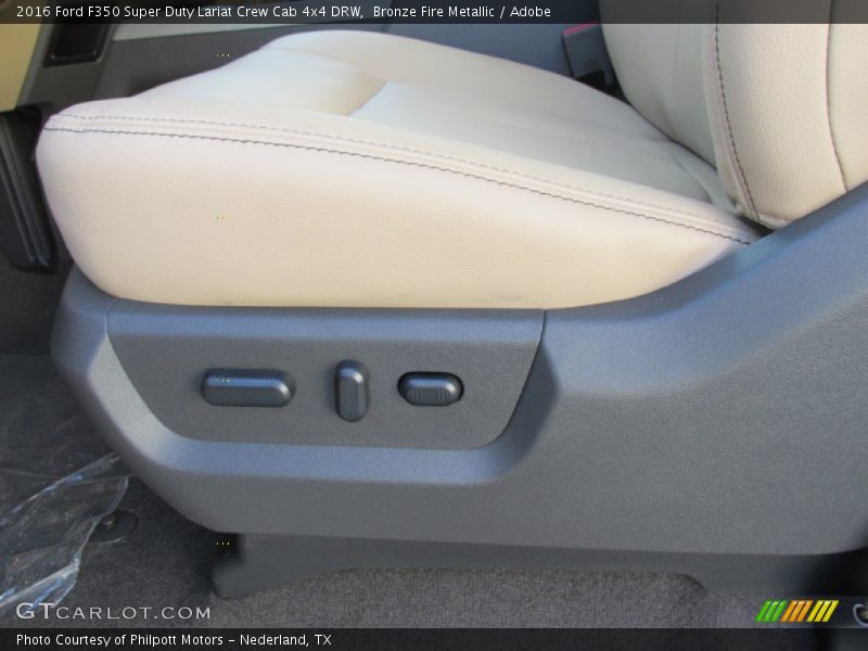 Bronze Fire Metallic / Adobe 2016 Ford F350 Super Duty Lariat Crew Cab 4x4 DRW