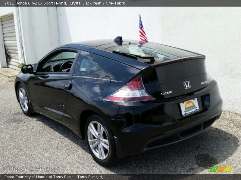 Crystal Black Pearl / Gray Fabric 2011 Honda CR-Z EX Sport Hybrid