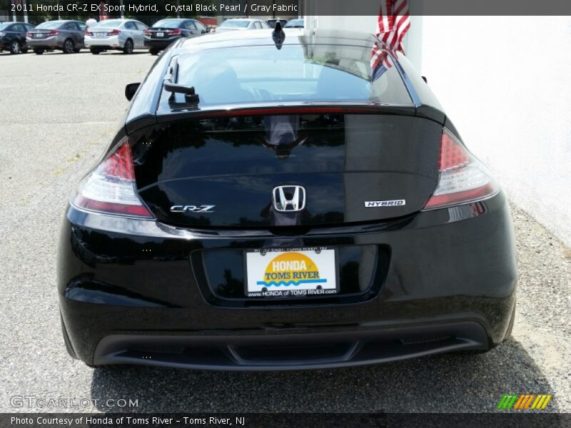 Crystal Black Pearl / Gray Fabric 2011 Honda CR-Z EX Sport Hybrid