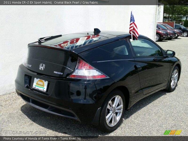 Crystal Black Pearl / Gray Fabric 2011 Honda CR-Z EX Sport Hybrid