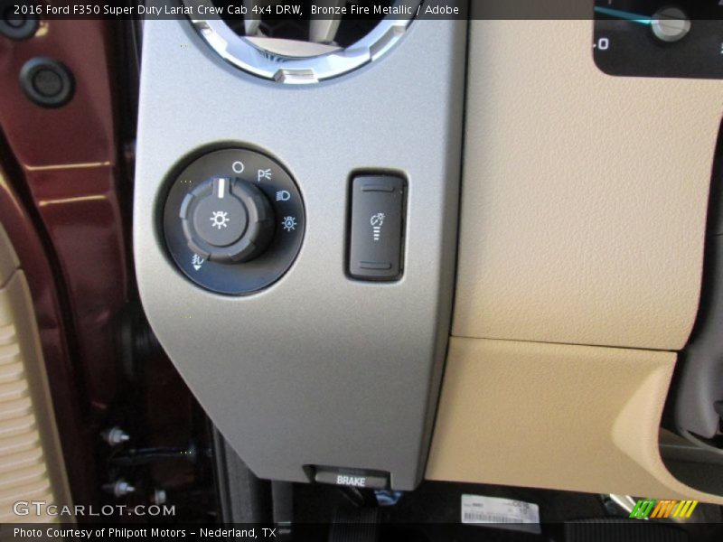 Bronze Fire Metallic / Adobe 2016 Ford F350 Super Duty Lariat Crew Cab 4x4 DRW
