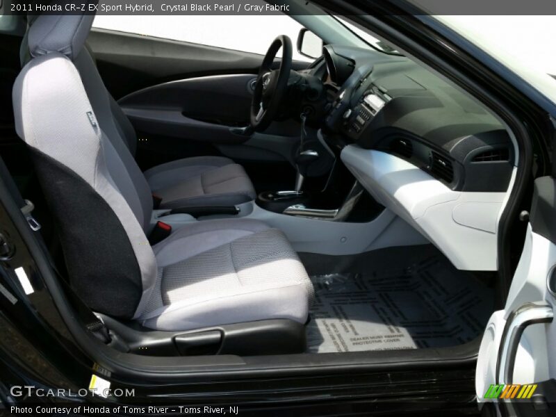 Crystal Black Pearl / Gray Fabric 2011 Honda CR-Z EX Sport Hybrid