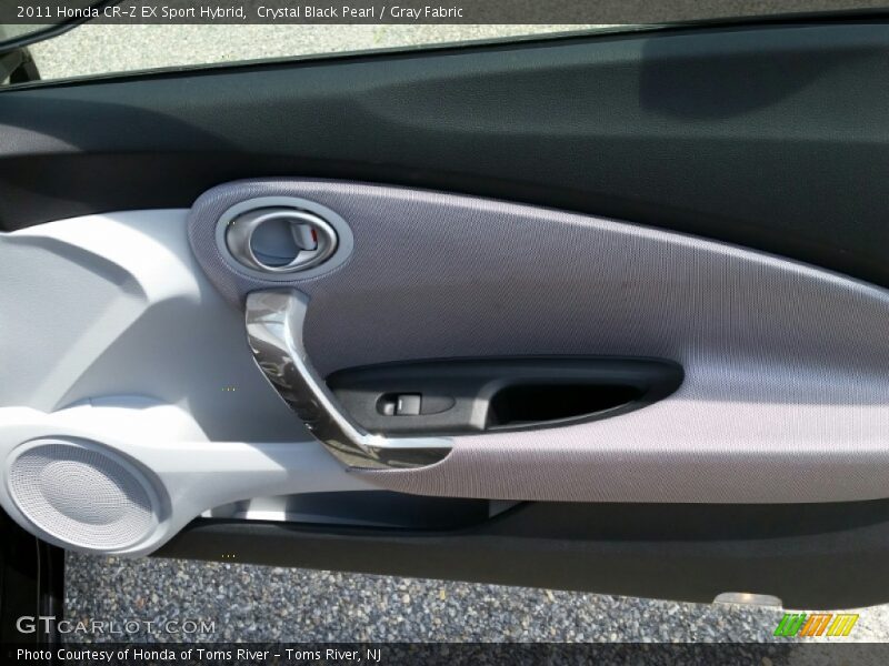 Crystal Black Pearl / Gray Fabric 2011 Honda CR-Z EX Sport Hybrid