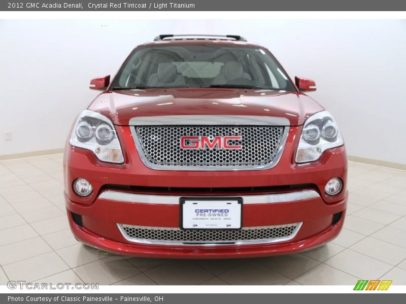 Crystal Red Tintcoat / Light Titanium 2012 GMC Acadia Denali