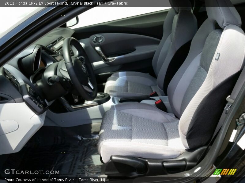 Crystal Black Pearl / Gray Fabric 2011 Honda CR-Z EX Sport Hybrid