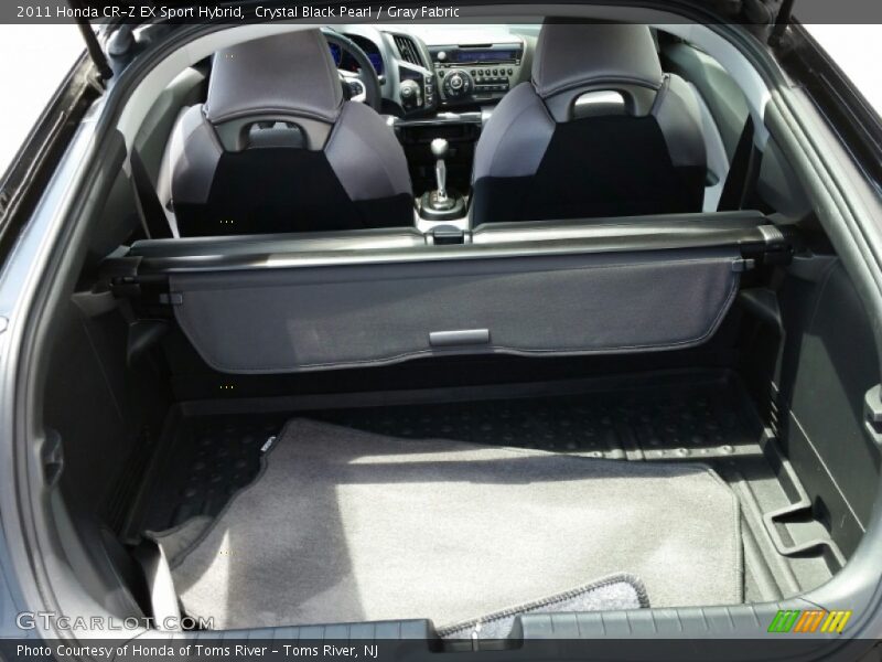 Crystal Black Pearl / Gray Fabric 2011 Honda CR-Z EX Sport Hybrid