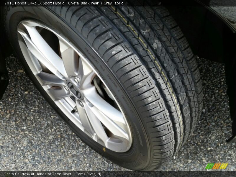 Crystal Black Pearl / Gray Fabric 2011 Honda CR-Z EX Sport Hybrid