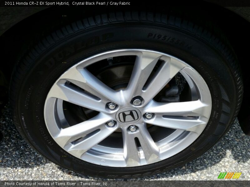 Crystal Black Pearl / Gray Fabric 2011 Honda CR-Z EX Sport Hybrid