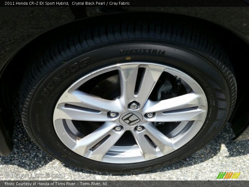 Crystal Black Pearl / Gray Fabric 2011 Honda CR-Z EX Sport Hybrid