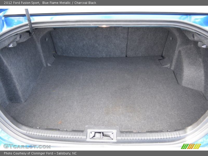 Blue Flame Metallic / Charcoal Black 2012 Ford Fusion Sport