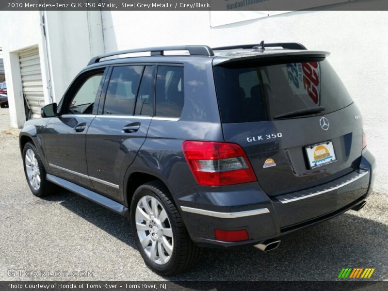Steel Grey Metallic / Grey/Black 2010 Mercedes-Benz GLK 350 4Matic