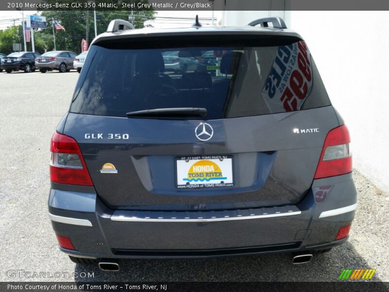 Steel Grey Metallic / Grey/Black 2010 Mercedes-Benz GLK 350 4Matic