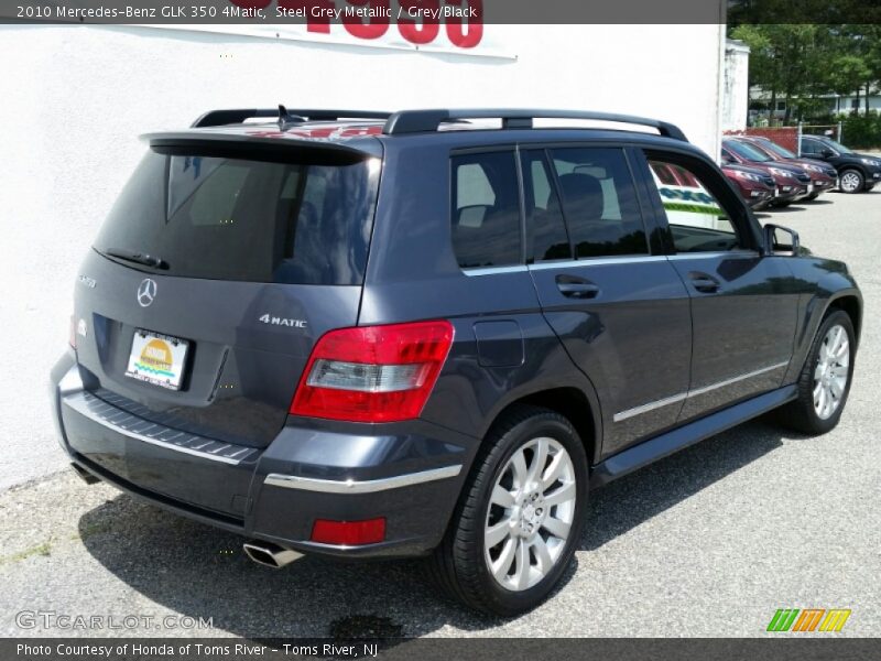 Steel Grey Metallic / Grey/Black 2010 Mercedes-Benz GLK 350 4Matic