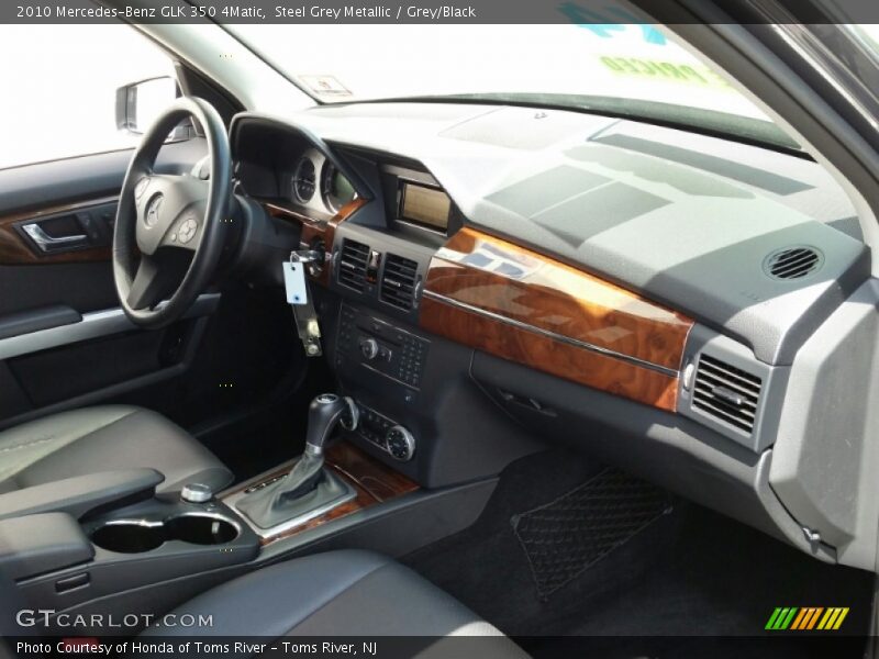 Steel Grey Metallic / Grey/Black 2010 Mercedes-Benz GLK 350 4Matic