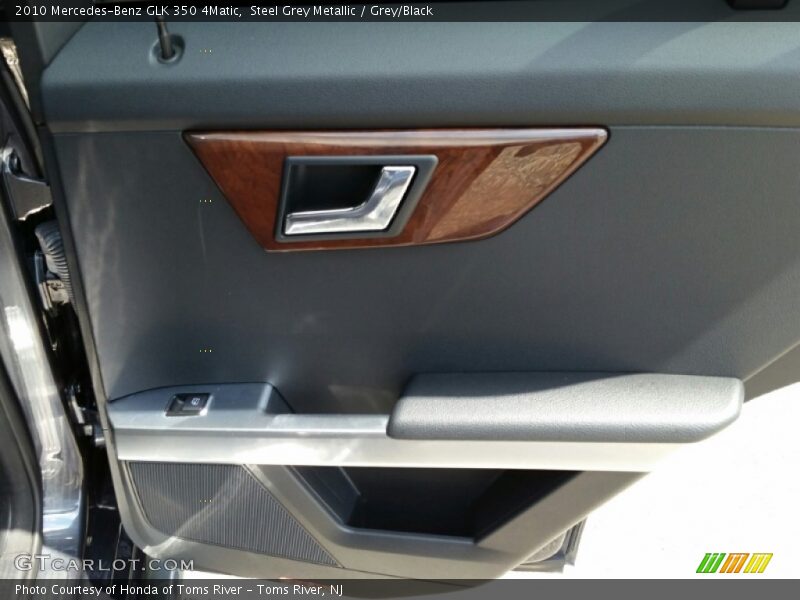 Steel Grey Metallic / Grey/Black 2010 Mercedes-Benz GLK 350 4Matic