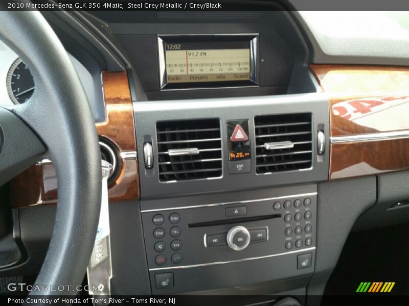 Steel Grey Metallic / Grey/Black 2010 Mercedes-Benz GLK 350 4Matic