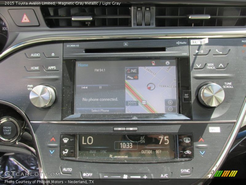 Magnetic Gray Metallic / Light Gray 2015 Toyota Avalon Limited