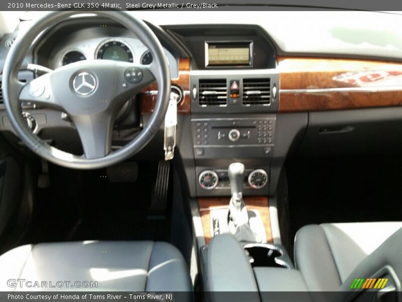 Steel Grey Metallic / Grey/Black 2010 Mercedes-Benz GLK 350 4Matic