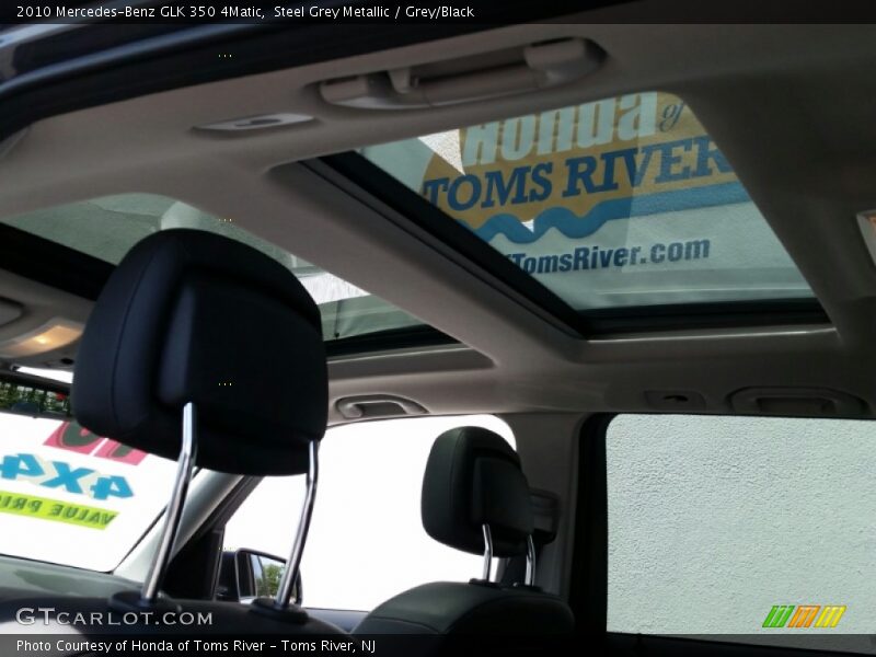 Steel Grey Metallic / Grey/Black 2010 Mercedes-Benz GLK 350 4Matic