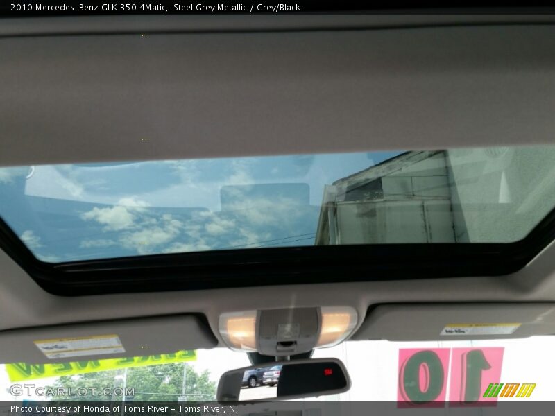 Steel Grey Metallic / Grey/Black 2010 Mercedes-Benz GLK 350 4Matic