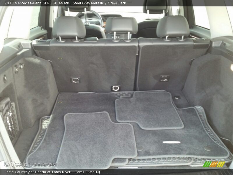 Steel Grey Metallic / Grey/Black 2010 Mercedes-Benz GLK 350 4Matic