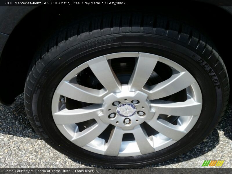Steel Grey Metallic / Grey/Black 2010 Mercedes-Benz GLK 350 4Matic