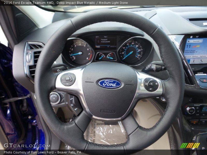  2016 Escape Titanium 4WD Steering Wheel