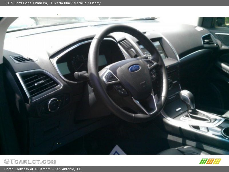 Tuxedo Black Metallic / Ebony 2015 Ford Edge Titanium