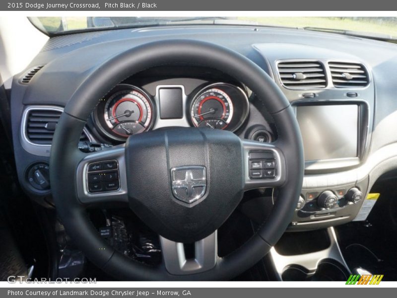 Pitch Black / Black 2015 Dodge Journey Crossroad
