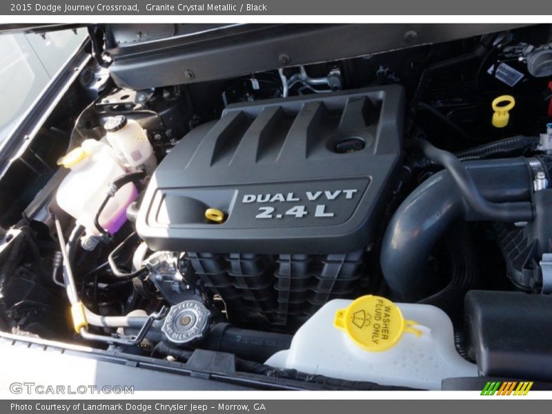 Granite Crystal Metallic / Black 2015 Dodge Journey Crossroad