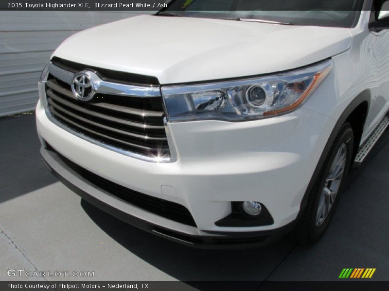 Blizzard Pearl White / Ash 2015 Toyota Highlander XLE