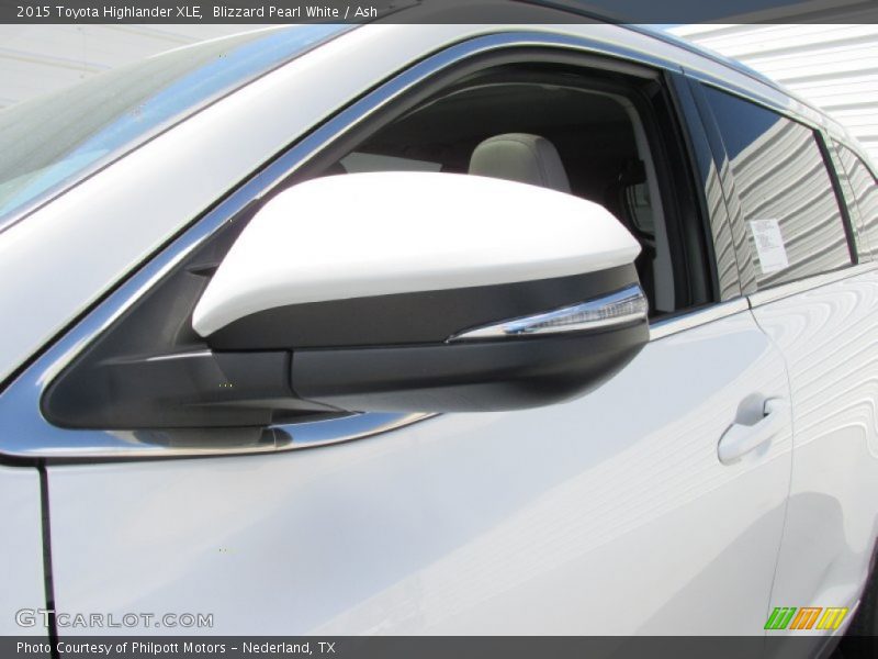 Blizzard Pearl White / Ash 2015 Toyota Highlander XLE