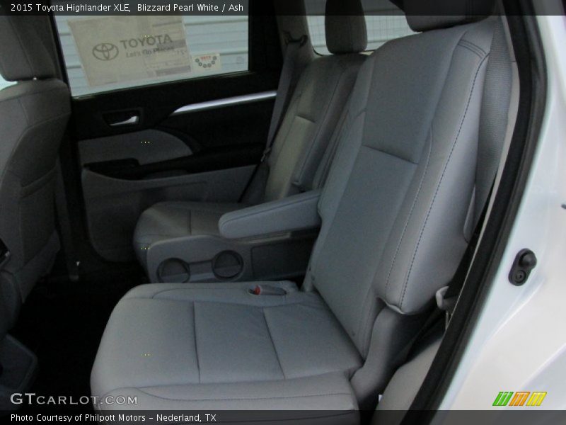 Blizzard Pearl White / Ash 2015 Toyota Highlander XLE