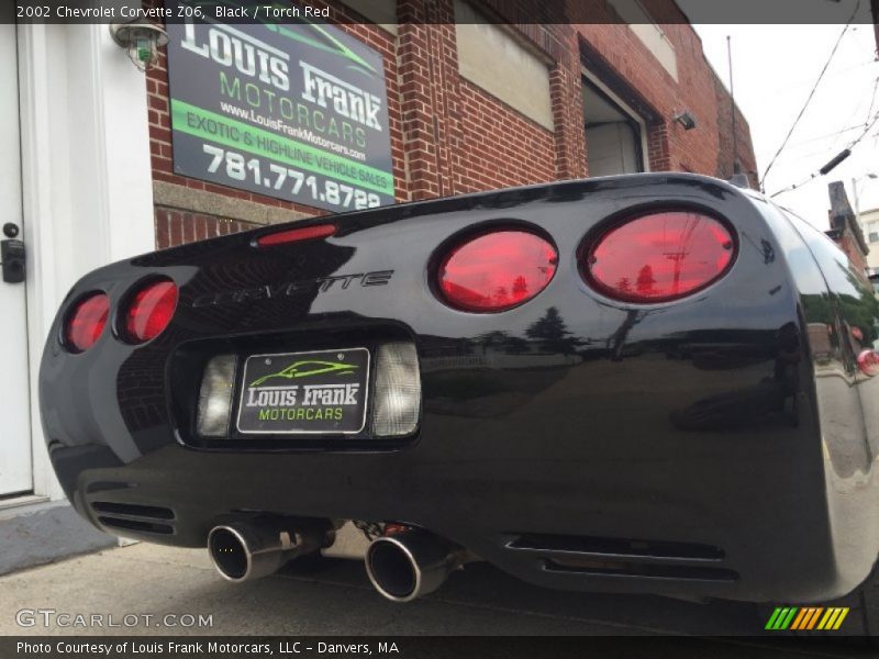 Black / Torch Red 2002 Chevrolet Corvette Z06