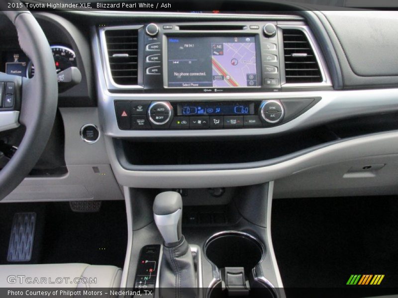 Blizzard Pearl White / Ash 2015 Toyota Highlander XLE