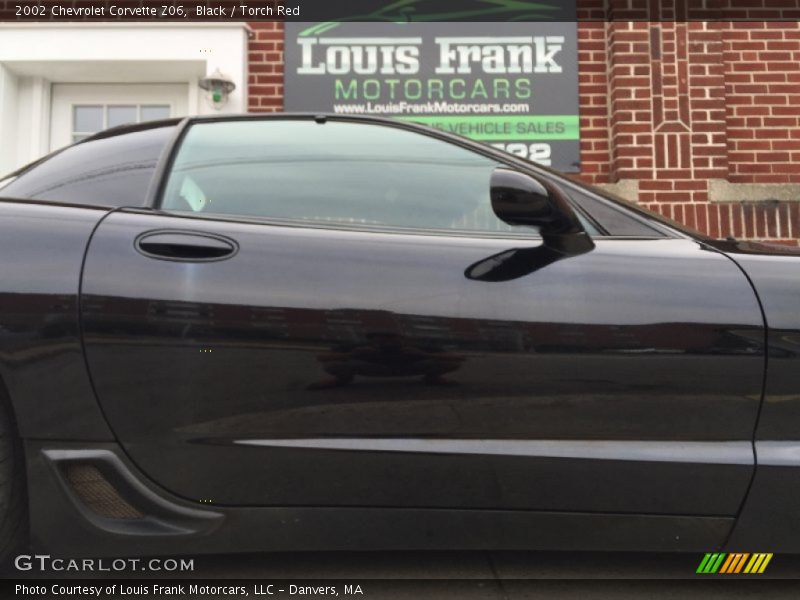 Black / Torch Red 2002 Chevrolet Corvette Z06