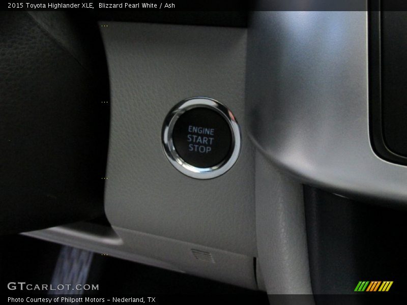 Blizzard Pearl White / Ash 2015 Toyota Highlander XLE