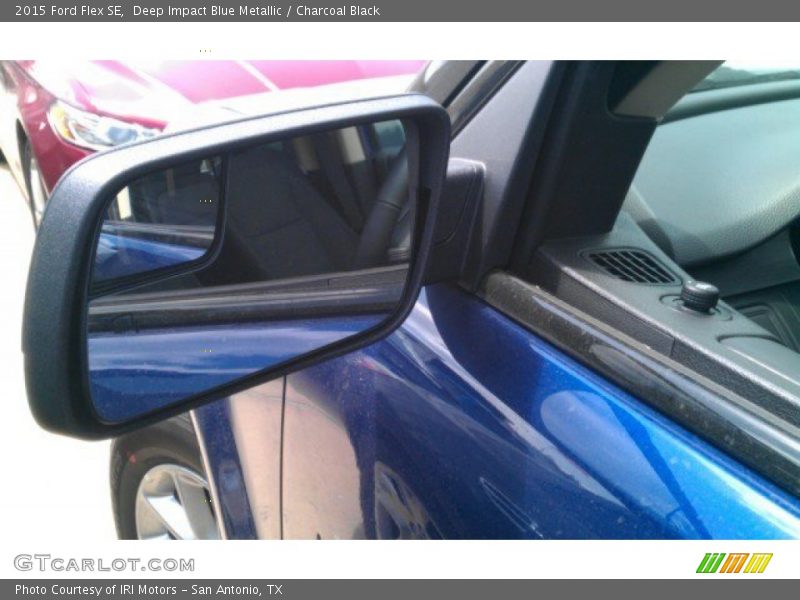 Deep Impact Blue Metallic / Charcoal Black 2015 Ford Flex SE