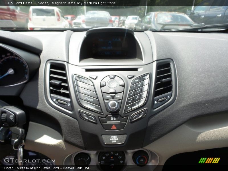 Magnetic Metallic / Medium Light Stone 2015 Ford Fiesta SE Sedan