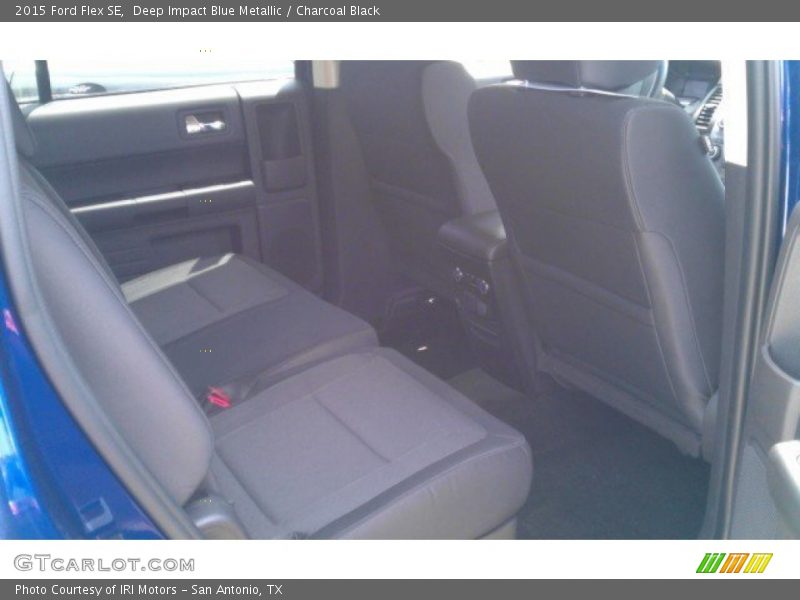Deep Impact Blue Metallic / Charcoal Black 2015 Ford Flex SE