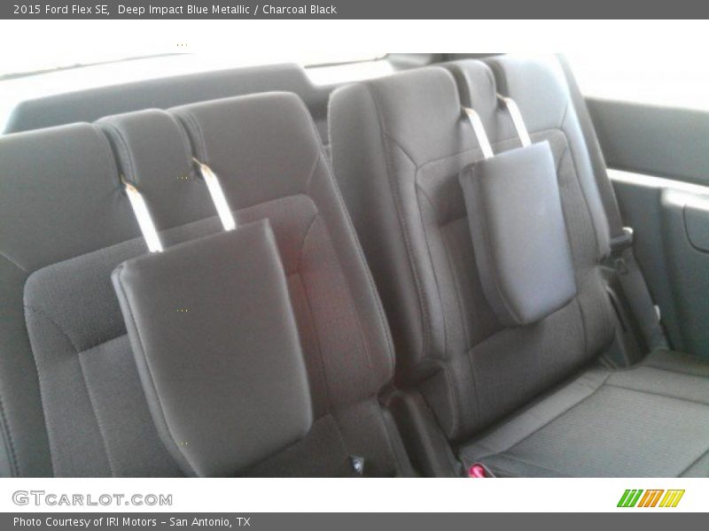 Deep Impact Blue Metallic / Charcoal Black 2015 Ford Flex SE