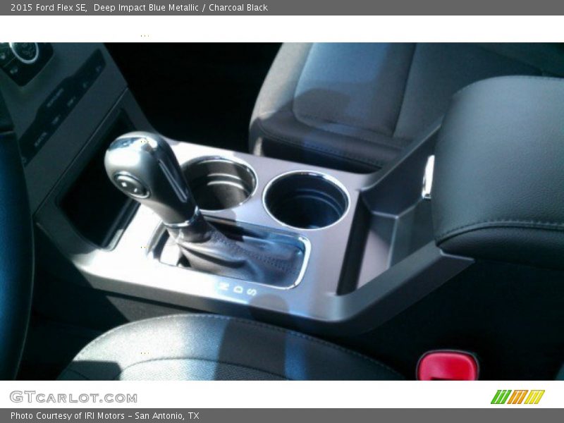 Deep Impact Blue Metallic / Charcoal Black 2015 Ford Flex SE