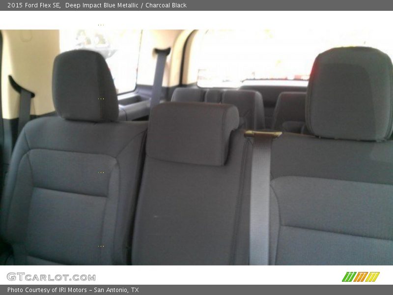Deep Impact Blue Metallic / Charcoal Black 2015 Ford Flex SE