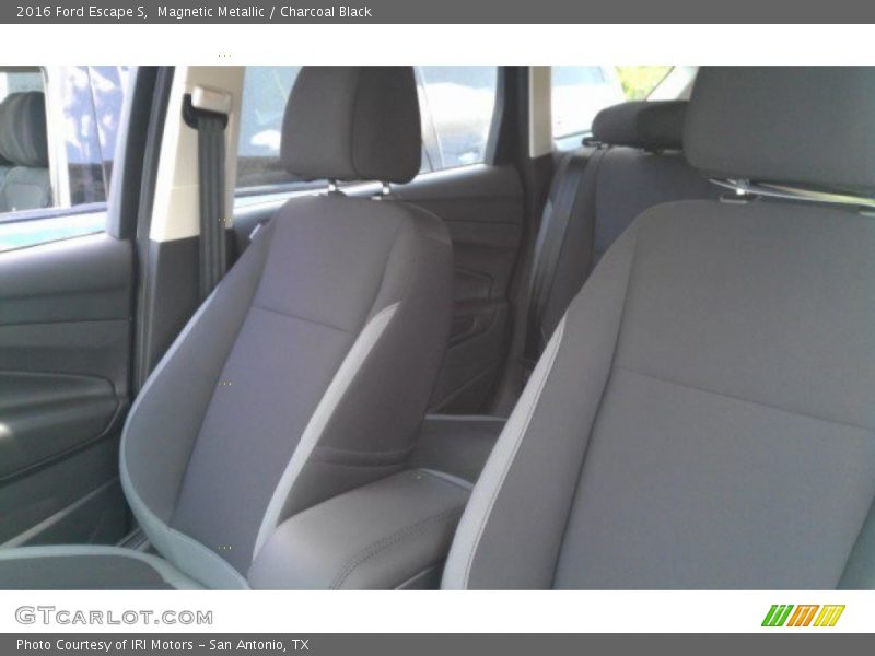Magnetic Metallic / Charcoal Black 2016 Ford Escape S