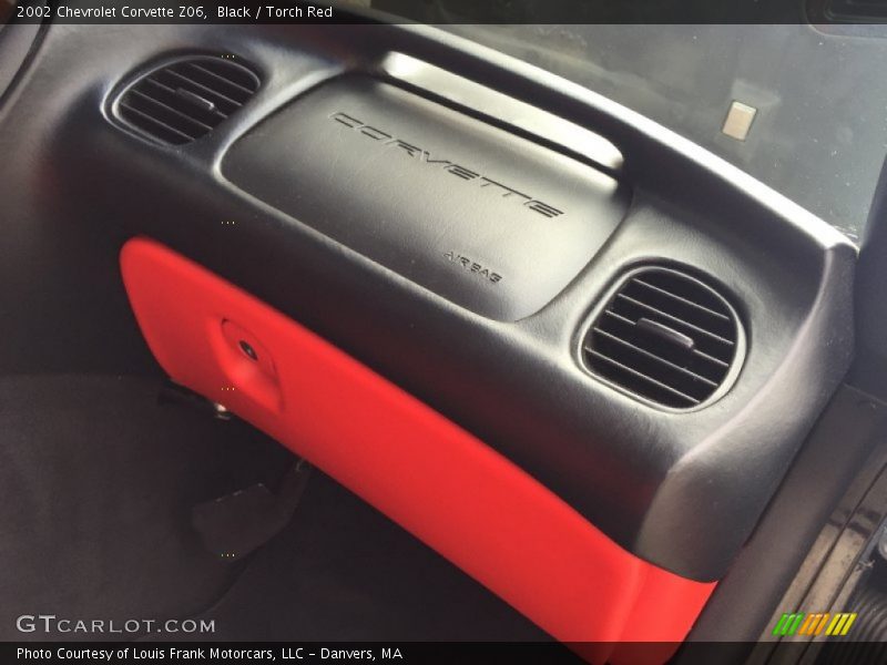 Black / Torch Red 2002 Chevrolet Corvette Z06