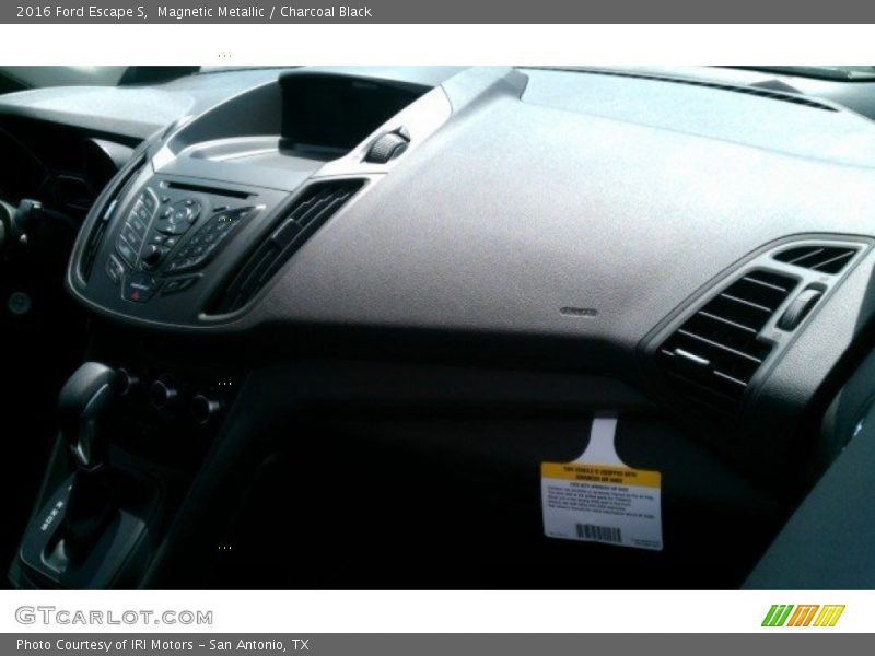 Magnetic Metallic / Charcoal Black 2016 Ford Escape S