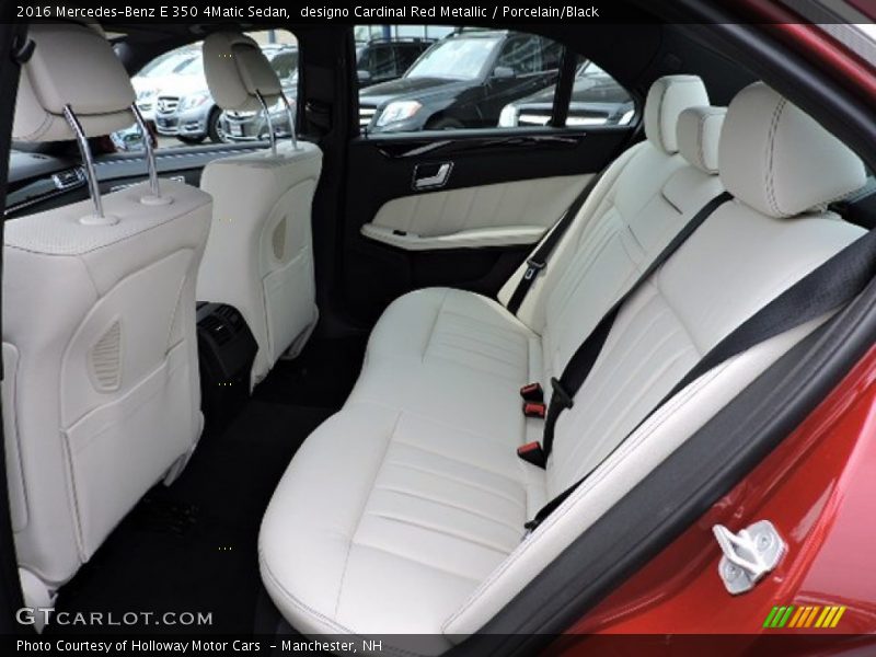 designo Cardinal Red Metallic / Porcelain/Black 2016 Mercedes-Benz E 350 4Matic Sedan