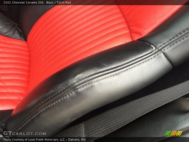 Black / Torch Red 2002 Chevrolet Corvette Z06