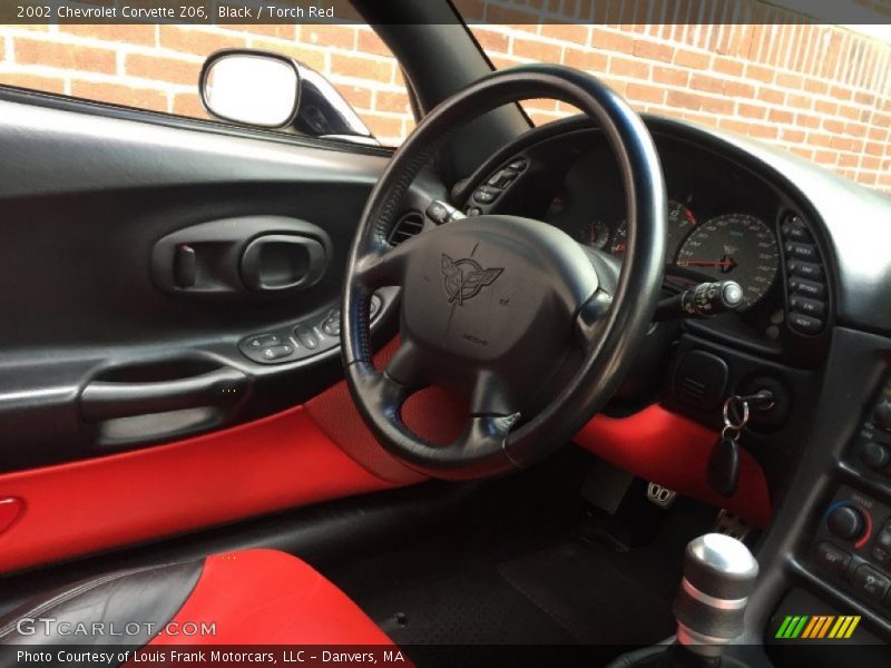 Black / Torch Red 2002 Chevrolet Corvette Z06