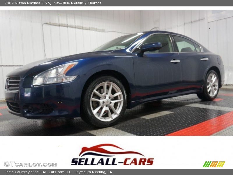 Navy Blue Metallic / Charcoal 2009 Nissan Maxima 3.5 S
